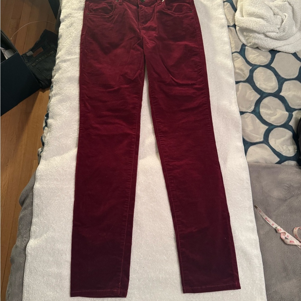 Edyson Burgundy Skinny Corduroy in Tall!!! NWOT